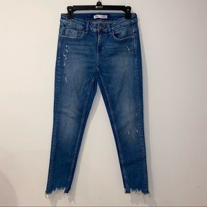 Zara Women's Skinny Jeans - Blue